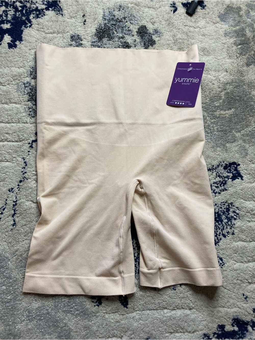 Yummie High-Waist Sculpting Short — Nude